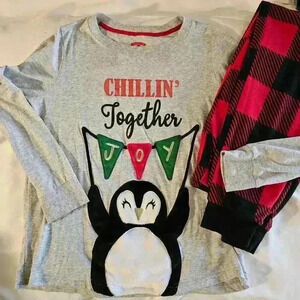 Holiday Time Penguin Pajama Set – Chillin' Together Joy